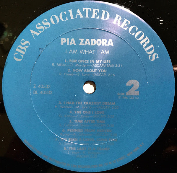 Pia Zadora : I Am What I Am (LP, Album)