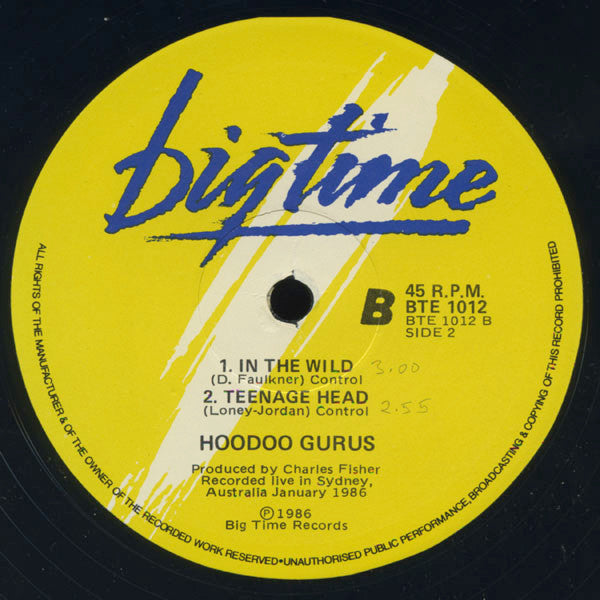 Hoodoo Gurus : Poison Pen (12", Single)