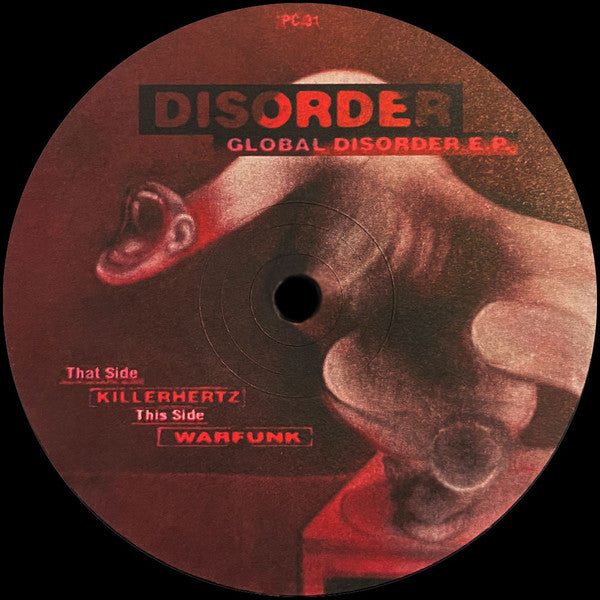 Disorder : Global Disorder E.P. (2x12", EP)
