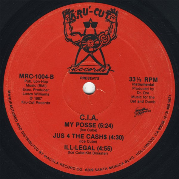 C.I.A. : Cru' In Action! (12", EP)