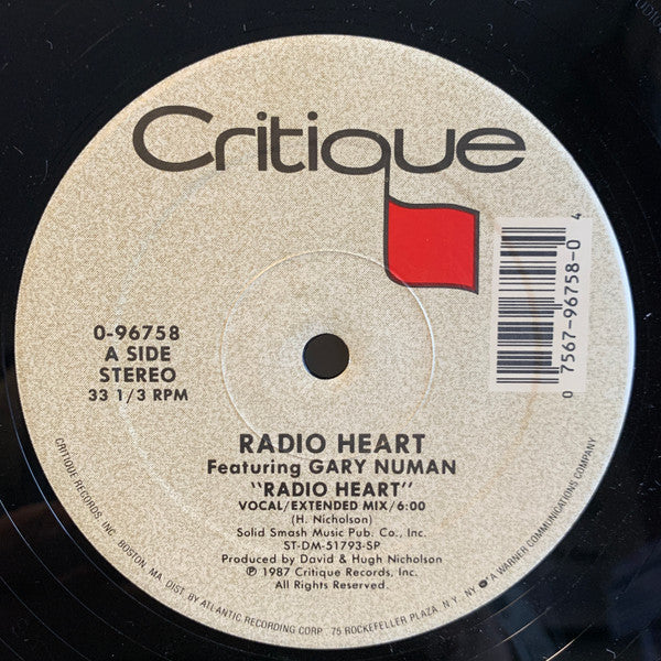 Radio Heart Featuring Gary Numan : Radio Heart (12", SP )