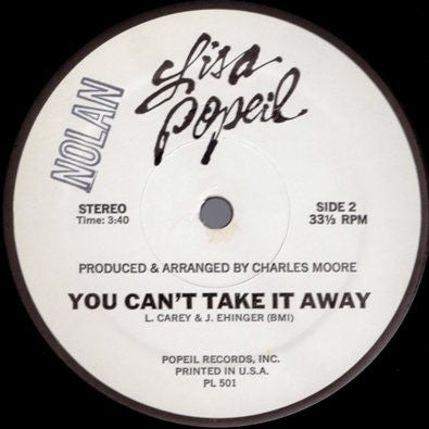 Lisa Popeil : Primo Man (12", Single)