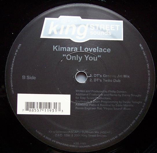 Kimara Lovelace : Only You (Dirty Harry Remix) (12")