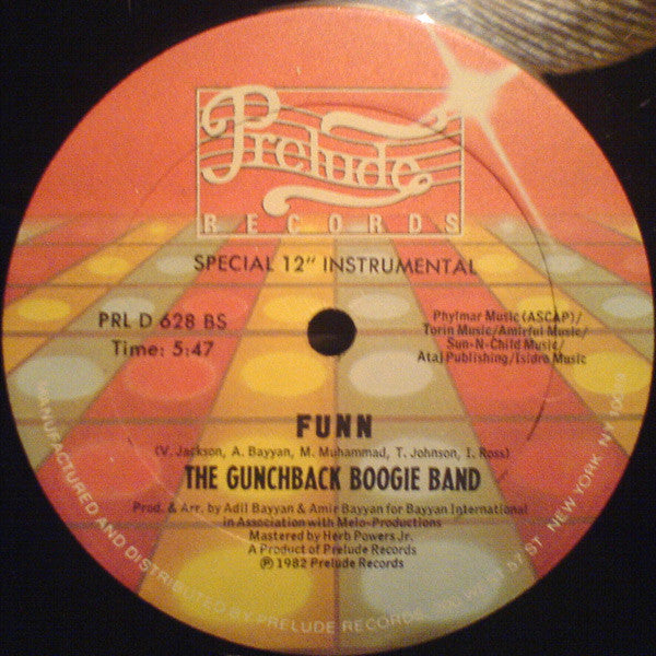 The Gunchback Boogie Band : Funn (12")