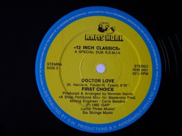 First Choice : Doctor Love (A Special Remixed Version) (12")
