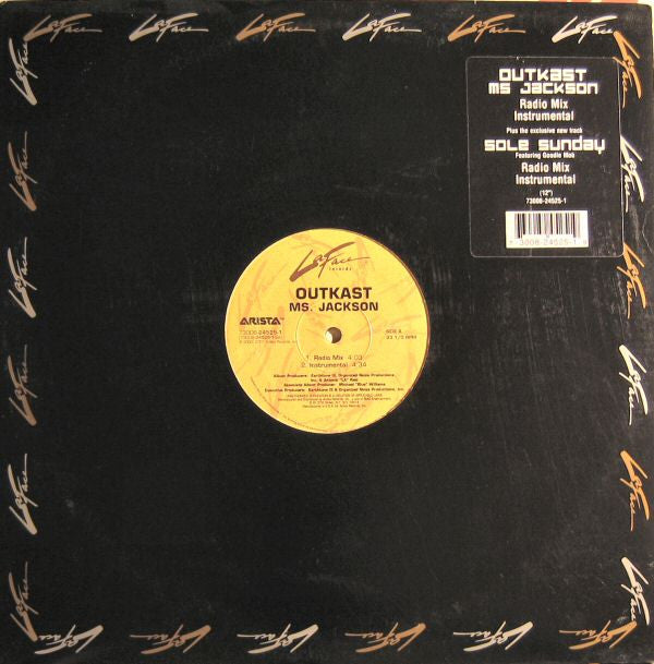 OutKast : Ms. Jackson / Sole Sunday (12")