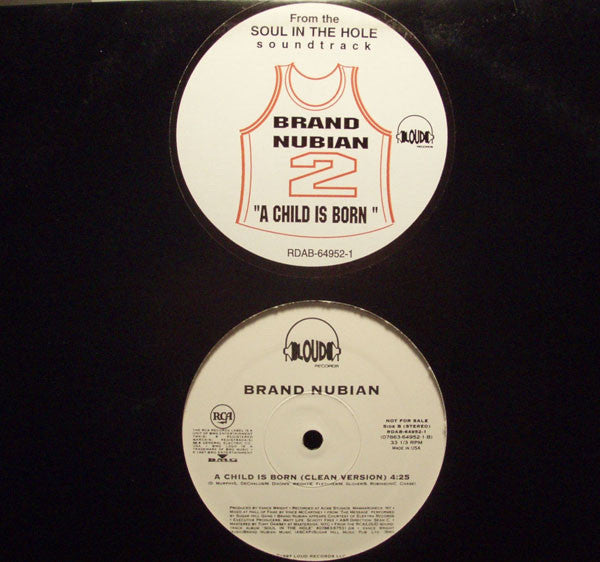 Brand Nubian : A Child Is Born (12", Promo)