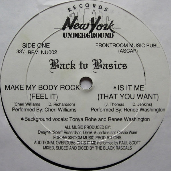 Various : Back To Basics (LP, Comp, Whi)