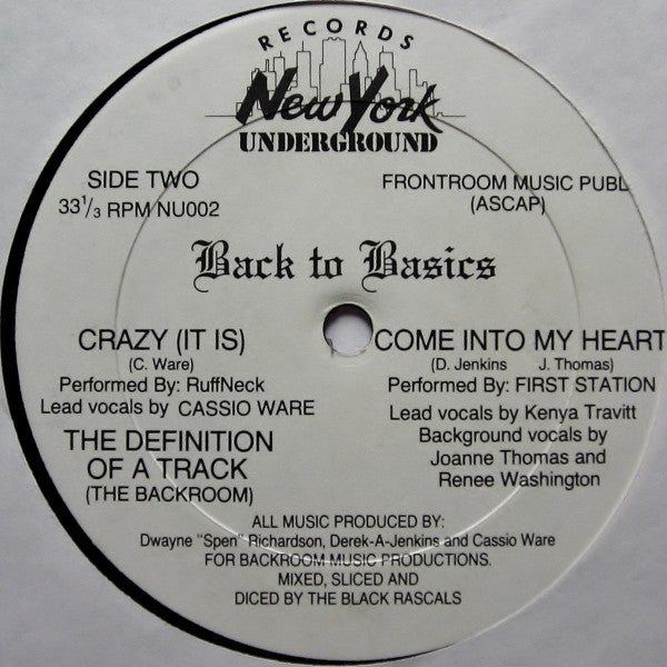 Various : Back To Basics (LP, Comp, Whi)