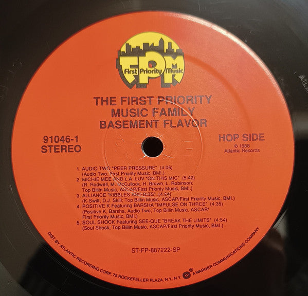 Various : The First Priority Music Family Basement Flavor (LP, Comp)