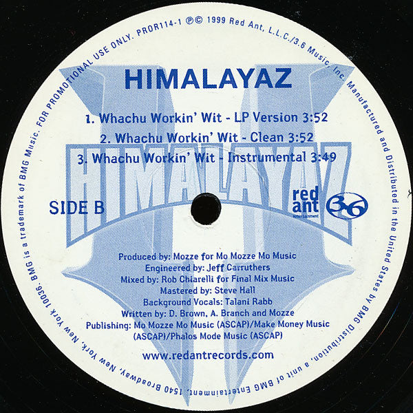 Himalayaz : Playa Wayz (12", Promo)
