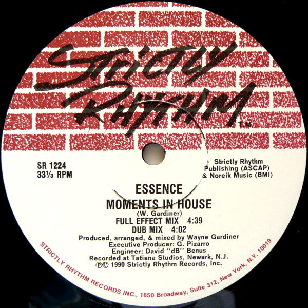Essence : Moments In House (12")