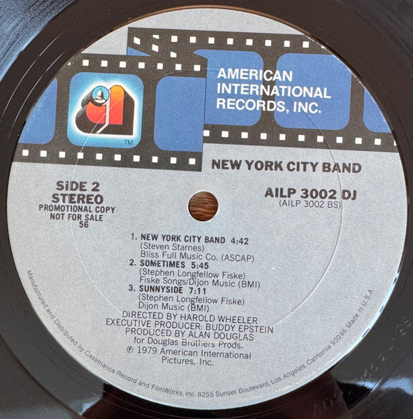 New York City Band (2) : New York City Band (LP, Album, Promo)