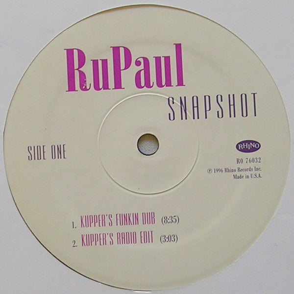 RuPaul : Snapshot (12")