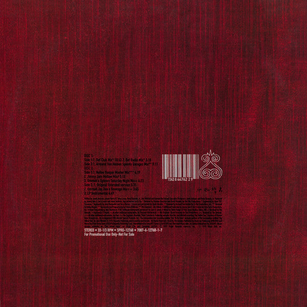 Janet* Featuring Q-Tip And Joni Mitchell : Got 'Til It's Gone (2x12", Promo, Gat)