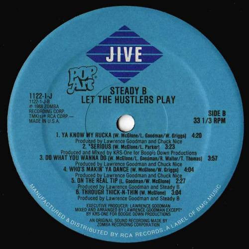 Steady B : Let The Hustlers Play (LP, Album)