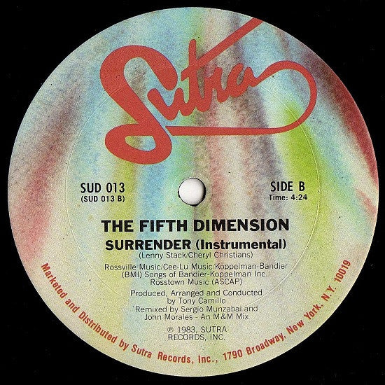 The Fifth Dimension : Surrender (12")