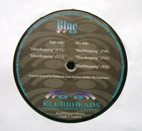 Klubbheads : Discohopping (12")