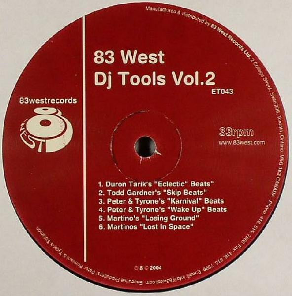 Various : 83 West DJ Tools Vol. 2 (LP)