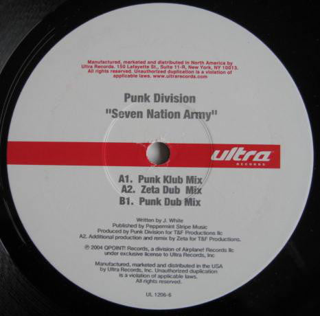 Punk Division : Seven Nation Army (12")