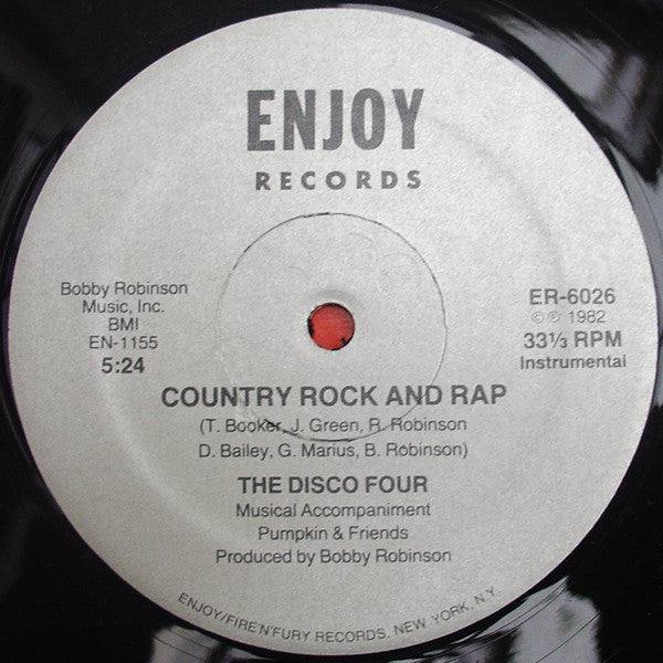 The Disco Four* : Country Rock And Rap (12")