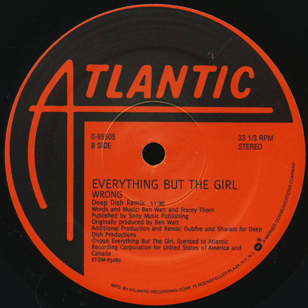 Everything But The Girl : Wrong (12")