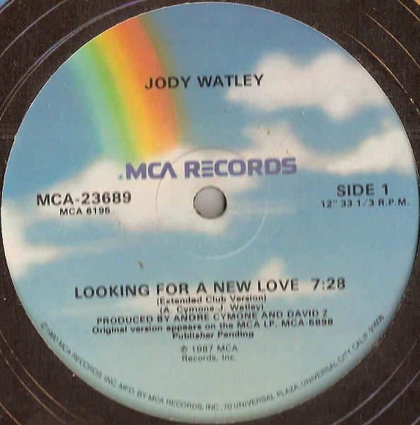 Jody Watley : Looking For A New Love (12", Single, Glo)