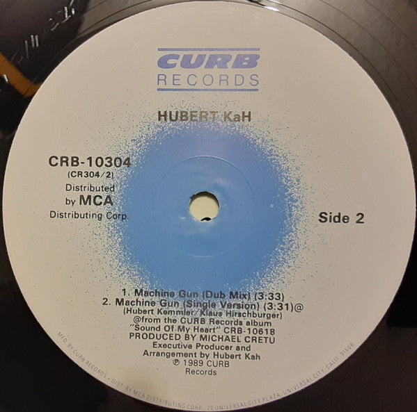 Hubert Kah : Machine Gun (12", Single)