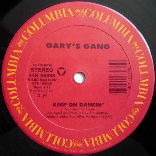 Gary's Gang / Patrick Hernandez : Keep On Dancin' / Born To Be Alive (12")