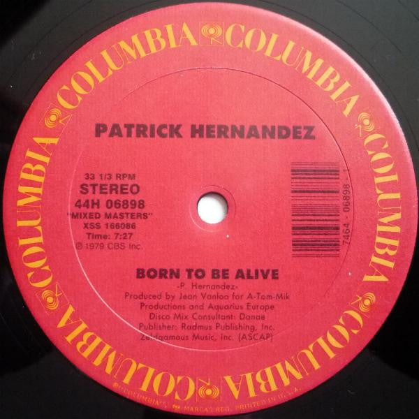 Gary's Gang / Patrick Hernandez : Keep On Dancin' / Born To Be Alive (12")