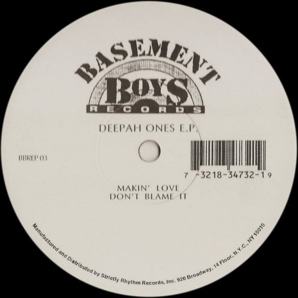 Deepah Ones : Deepah Ones E.P. (12", EP, Ltd)