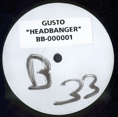 Gusto : Headbanger (12", W/Lbl)