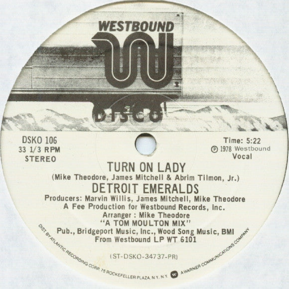 Detroit Emeralds : I Just Don't Know About This Girl Of Mine (12", Promo)