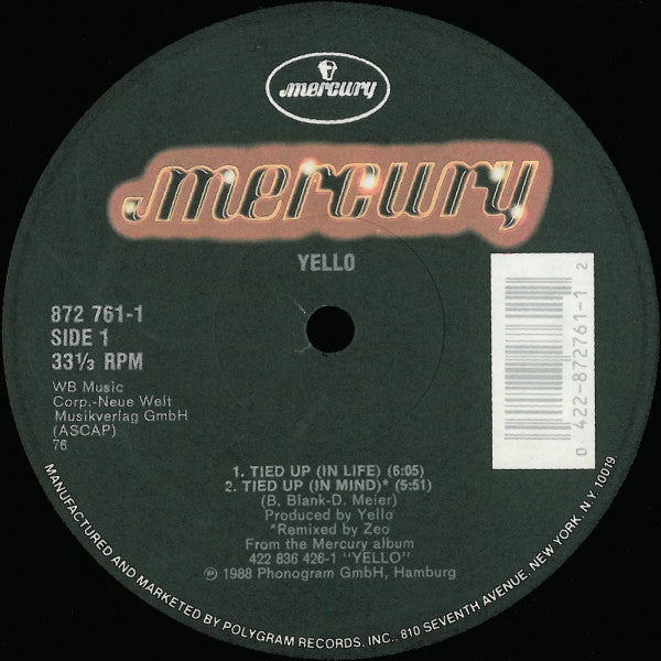 Yello : Tied Up (Remix) (12", Single, 76)