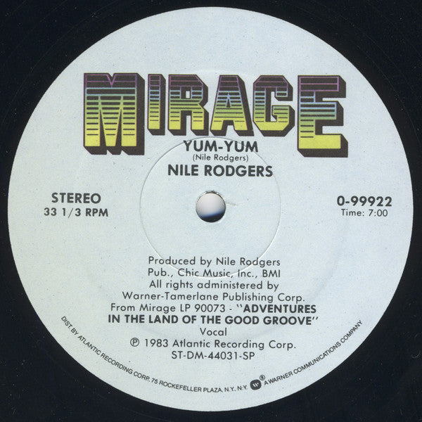 Nile Rodgers : Yum-Yum / Get Her Crazy (12")