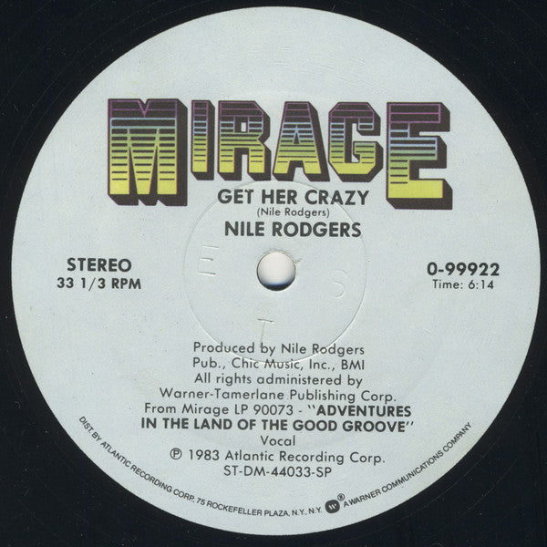 Nile Rodgers : Yum-Yum / Get Her Crazy (12")
