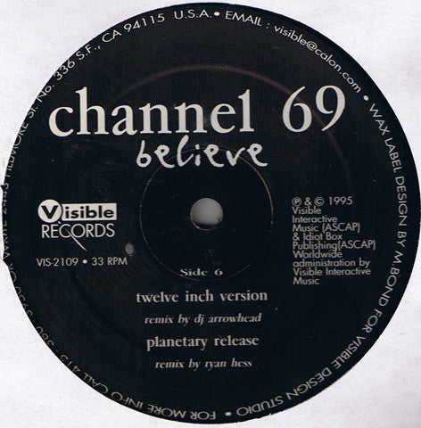 Channel 69 : Believe (12")