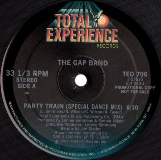 The Gap Band : Party Train (12", Promo)