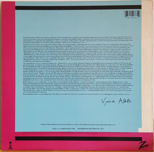 Various : Seize The Beat (Dance Ze Dance) (LP, Album, Comp)