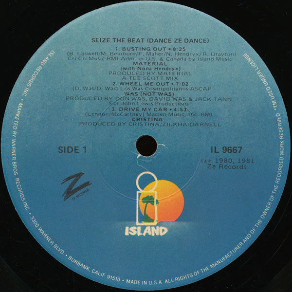 Various : Seize The Beat (Dance Ze Dance) (LP, Album, Comp)