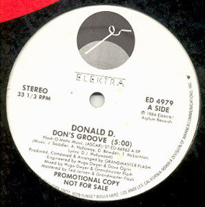 Donald D.* : Don's Groove (12", Promo)