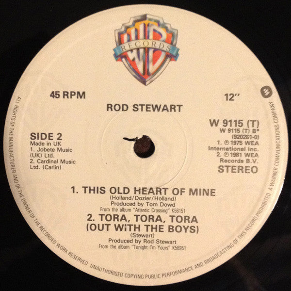 Rod Stewart : Trouble (12")
