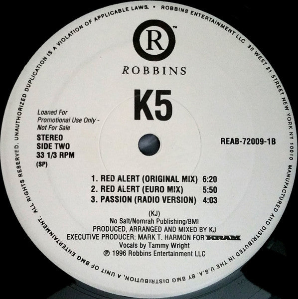 K5 : Passion (12", Promo)