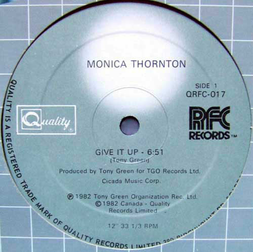 Monica Thornton : Give It Up (12")