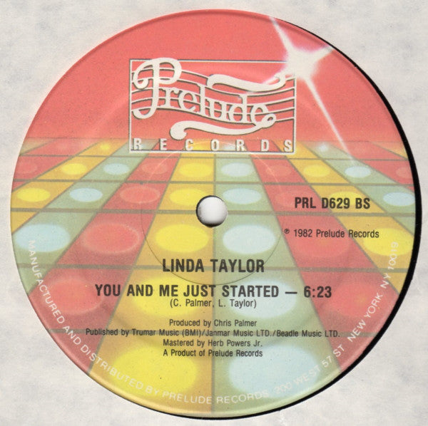 Linda Taylor : You And Me Just Started (12", Hau)