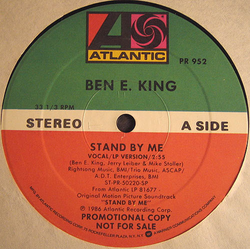 Ben E. King : Stand By Me (12", Promo)