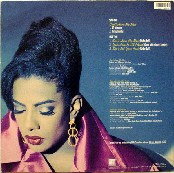 Alyson Williams : Can't Have My Man (12")