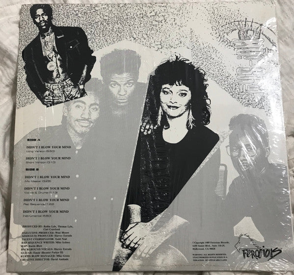 Mor-sha : Didn't I Blow Your Mind (12")