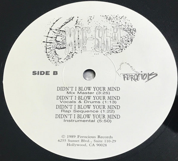 Mor-sha : Didn't I Blow Your Mind (12")