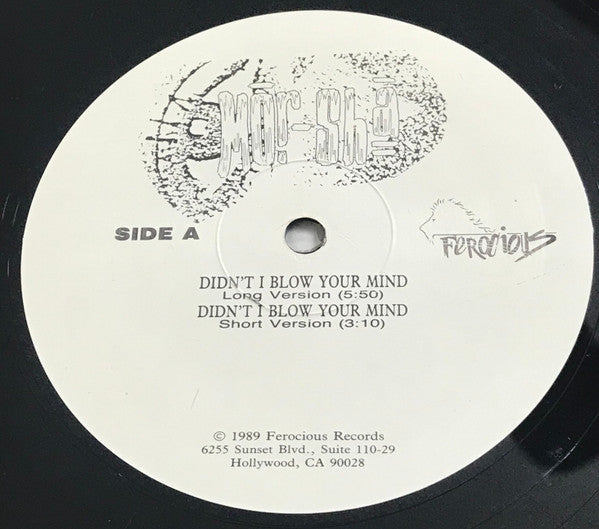 Mor-sha : Didn't I Blow Your Mind (12")